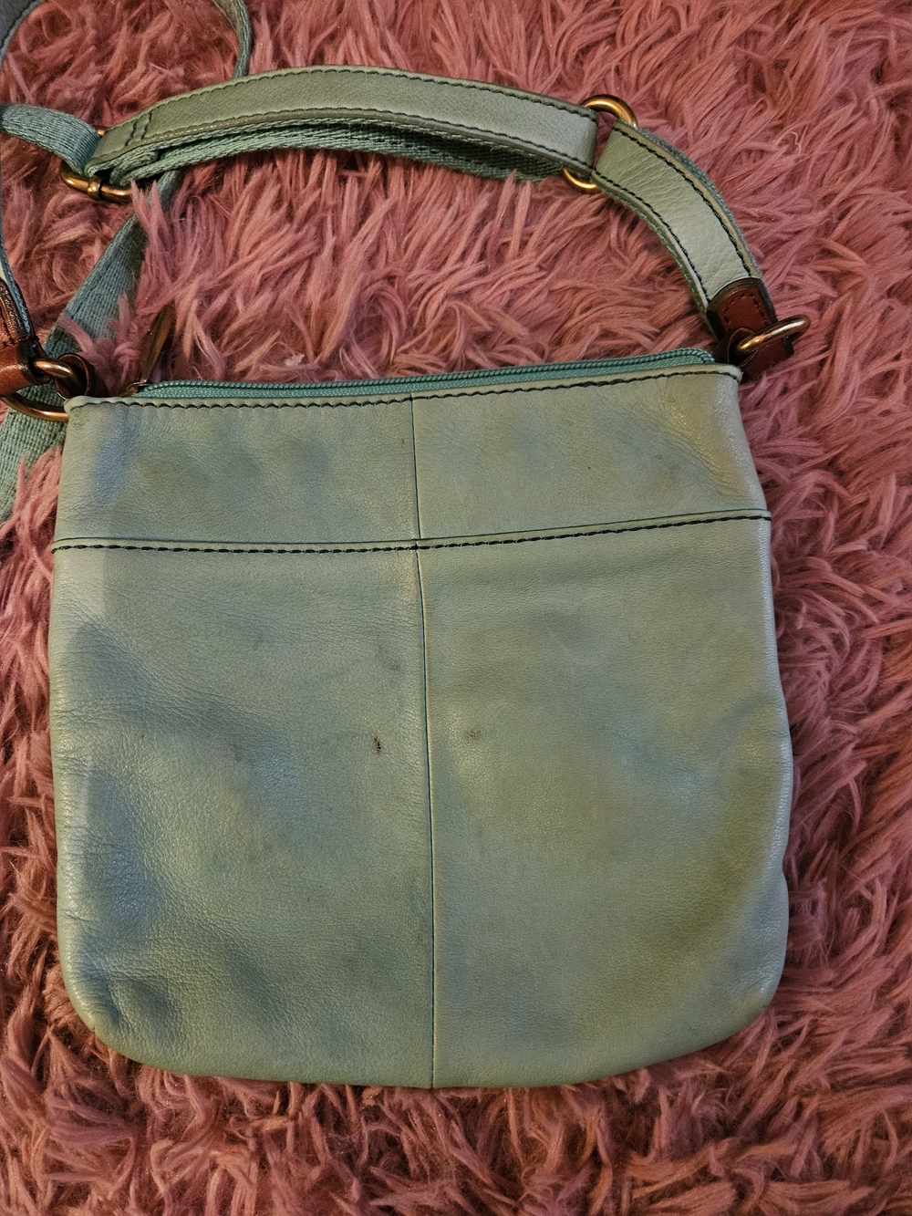 Fossil✨️Mini Explorer Crossbody - Turquoise - Picture 3 of 9